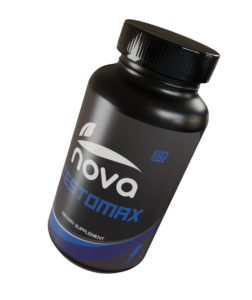 frasco inclinado del producto Nova Testomax